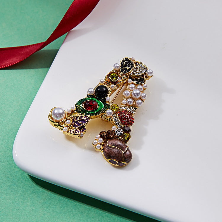 Broche - Lettre Couture