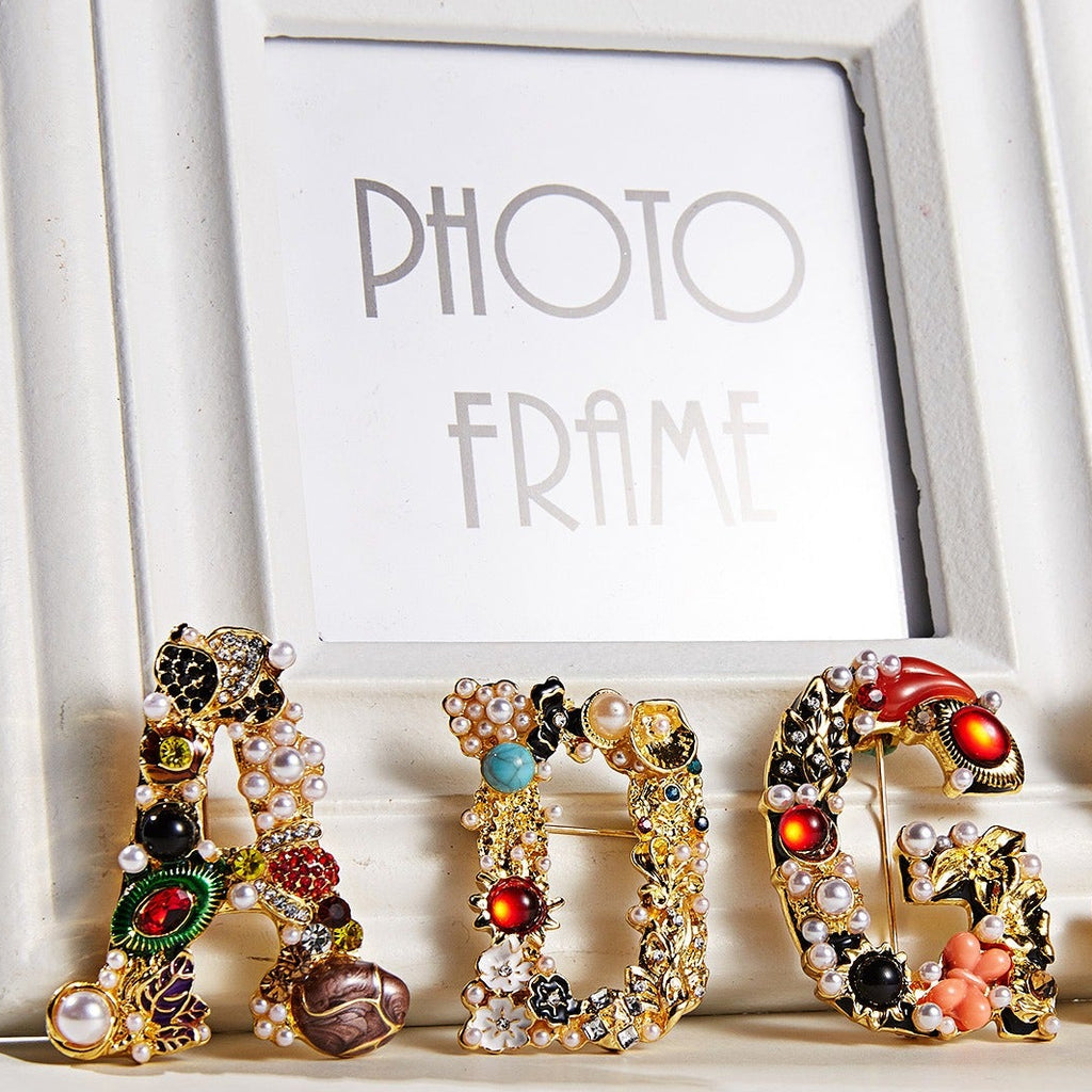 Broche - Lettre Couture