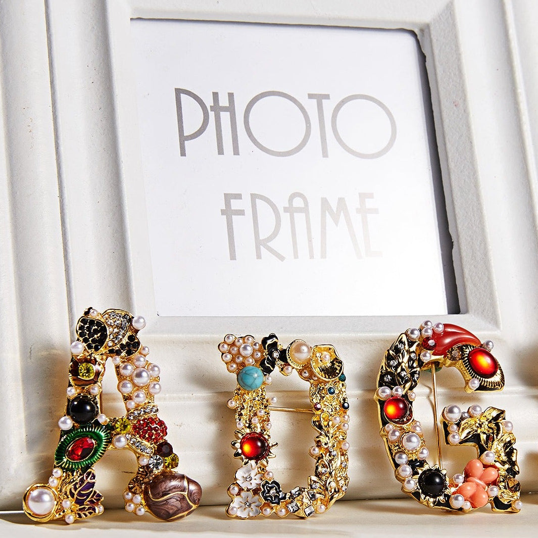 Broche - Lettre Couture