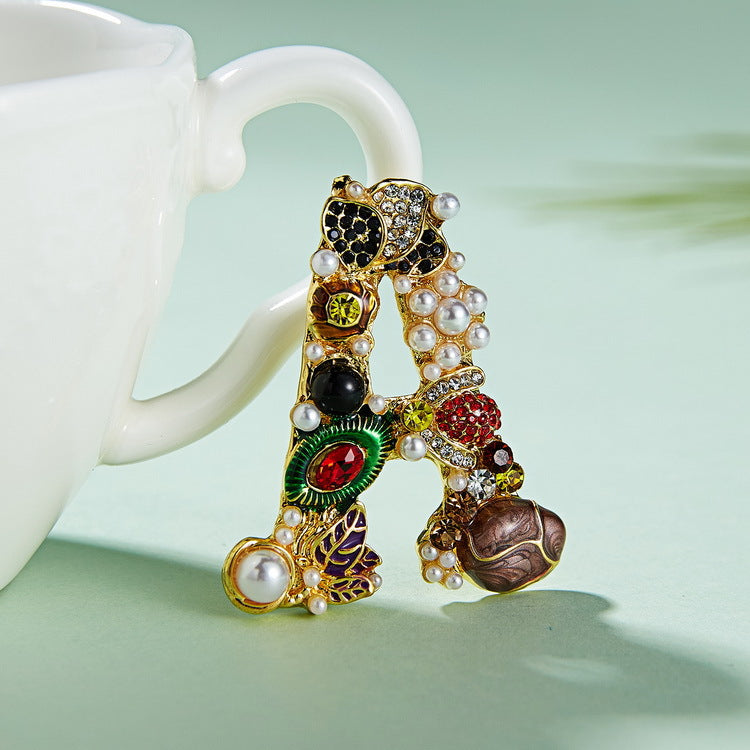 Broche - Lettre Couture