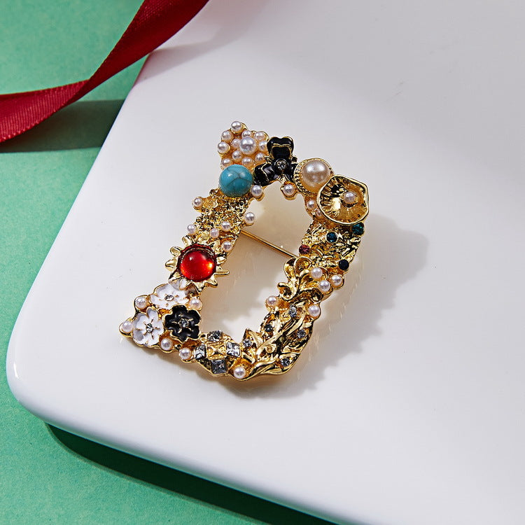 Broche - Lettre Couture