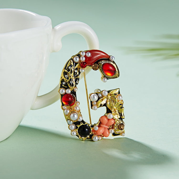 Broche - Lettre Couture